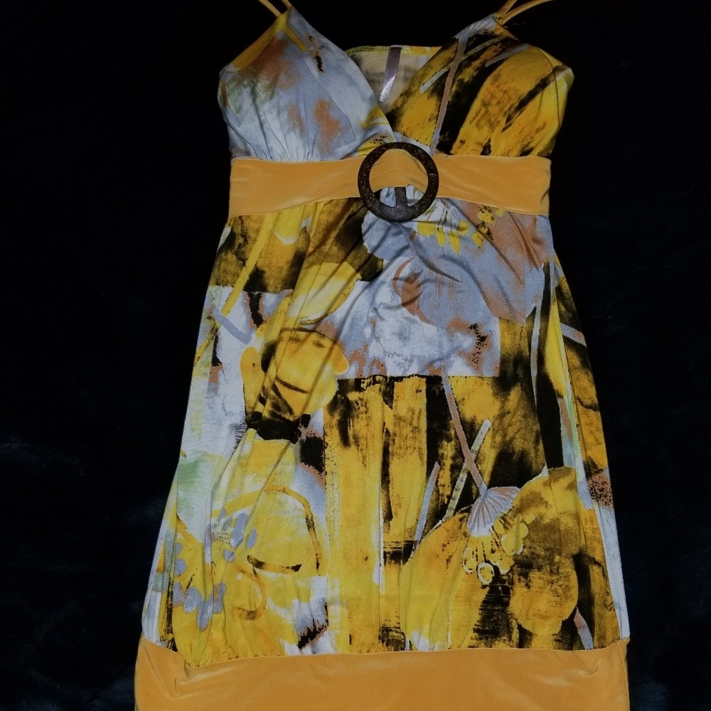 Yellow tank top size medium